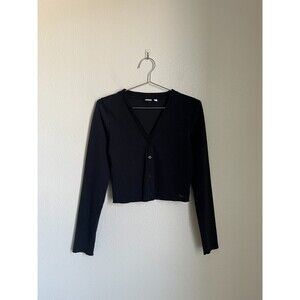 Tna Aritzia Wafflex Stopover Long Sleeve in Black Size SMALL